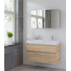 Bruynzeel Pinto badmeubelset 100x65.3x46cm spiegelkast bardolino GA12224 Bruynzeel Pinto badmeubelset 100x65.3x46cm spiegelkast bardolino GA12224