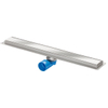 Berg van den Premium line douchegoot 70cm zij uitlaat en gesloten design rvs GA84306 Berg van den Premium line douchegoot 70cm zij uitlaat en gesloten design rvs GA84306