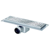Van Den Berg afvoergoot 30cm met flens zijafvoer 50mm RVS GA83395 Van Den Berg afvoergoot 30cm met flens zijafvoer 50mm RVS GA83395