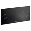 Viega Visign for more 100s wc bedieningsplaat 230v sensitive glas zwart GA22906 Viega Visign for more 100s wc bedieningsplaat 230v sensitive glas zwart GA22906