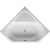 Duravit D-code Kunststof bad acryl vijfhoekig - 140x140x40cm - zonder poten - glans wit 0297523