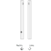Royal Plaza Facet spiegelprofielset – 55x3 mm – met schakelaar – Aluminium SW66549