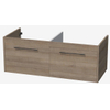 Royal Plaza Timothy wastafelonderkast 121 cm met 2 lades grijs eiken GA44612 Royal Plaza Timothy wastafelonderkast 121 cm met 2 lades grijs eiken GA44612