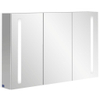 Villeroy en Boch My View spiegelkast met 3 deuren met geïntegreerde LED verlichting verticaal 130x75x17.3cm 1024983 Villeroy en Boch My View spiegelkast met 3 deuren met geïntegreerde LED verlichting verticaal 130x75x17.3cm 1024983