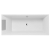 Villeroy & Boch Squaro kunststof bad quaryl rechthoekig Slim Line 169.4x74.4x50cm met poten wit 0940465 Villeroy & Boch Squaro kunststof bad quaryl rechthoekig Slim Line 169.4x74.4x50cm met poten wit 0940465