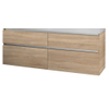 Bruynzeel Passo/Pinto Onderbouwkast dubbel 150x56.8x46cm bardolino GA12422 Bruynzeel Passo/Pinto Onderbouwkast dubbel 150x56.8x46cm bardolino GA12422