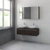 Bruynzeel Giro badmeubelset dubbel 120x49x46cm met spiegelkast bovenblad gladstone SW107771 Bruynzeel Giro badmeubelset dubbel 120x49x46cm met spiegelkast bovenblad gladstone SW107771