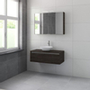 Bruynzeel Giro badmeubelset 100x49x46cm met spiegelkast bovenblad gladstone SW107776 Bruynzeel Giro badmeubelset 100x49x46cm met spiegelkast bovenblad gladstone SW107776
