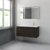 Bruynzeel Matera Meuble avec miroir avec éclairage 120cm 1 trou pour robinet gladstone oak SW107842 Bruynzeel Matera Meuble avec miroir avec éclairage 120cm 1 trou pour robinet gladstone oak SW107842