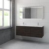Bruynzeel Matera Meuble avec miroir et éclairage et double lavabo 150cm 2 trous pour robinet gladstone oak SW107838 Bruynzeel Matera Meuble avec miroir et éclairage et double lavabo 150cm 2 trous pour robinet gladstone oak SW107838