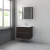 Bruynzeel Miko badmeubelset 81x66x51cm met spiegelkast gladstone SW107893 Bruynzeel Miko badmeubelset 81x66x51cm met spiegelkast gladstone SW107893