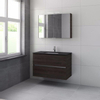 Bruynzeel Miko badmeubelset 101x66.5x51cm met spiegelkast gladstone SW107867 Bruynzeel Miko badmeubelset 101x66.5x51cm met spiegelkast gladstone SW107867