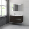 Bruynzeel Miko badmeubelset 121x66x51cm met spiegel verlichting dubbele kom gladstone SW107897 Bruynzeel Miko badmeubelset 121x66x51cm met spiegel verlichting dubbele kom gladstone SW107897