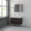 Bruynzeel Passo badmeubelset 100x69.8x46cm spiegelkast 2 kraangaten gladstone SW107970 Bruynzeel Passo badmeubelset 100x69.8x46cm spiegelkast 2 kraangaten gladstone SW107970