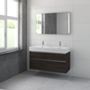 Bruynzeel Passo badmeubelset 120x69.8x46cm spiegel dubbele kom gladstone SW107972 Bruynzeel Passo badmeubelset 120x69.8x46cm spiegel dubbele kom gladstone SW107972