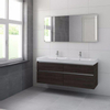 Bruynzeel Pinto badmeubelset 150x65.3x46cm spiegel dubbele kom gladstone SW108004 Bruynzeel Pinto badmeubelset 150x65.3x46cm spiegel dubbele kom gladstone SW108004
