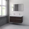 Bruynzeel Pinto badmeubelset 120x65.3x46cm spiegel dubbele kom gladstone SW107988 Bruynzeel Pinto badmeubelset 120x65.3x46cm spiegel dubbele kom gladstone SW107988