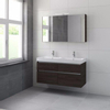 Bruynzeel Pinto badmeubelset 120x65.3x46cm spiegelkast dubbele kom gladstone SW107998 Bruynzeel Pinto badmeubelset 120x65.3x46cm spiegelkast dubbele kom gladstone SW107998