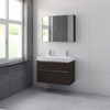 Bruynzeel Pinto badmeubelset 90x65.3x46cm spiegelkast gladstone SW107984 Bruynzeel Pinto badmeubelset 90x65.3x46cm spiegelkast gladstone SW107984