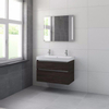 Bruynzeel Pinto badmeubelset 90x65.3x46cm spiegel met verlichting gladstone SW107994 Bruynzeel Pinto badmeubelset 90x65.3x46cm spiegel met verlichting gladstone SW107994