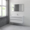 Bruynzeel Roma badmeubelset 120x60.5x46cm met spiegel verlichting mat wit SW108015 Bruynzeel Roma badmeubelset 120x60.5x46cm met spiegel verlichting mat wit SW108015