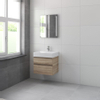 Bruynzeel Roma badmeubelset 60x60.5x46cm met spiegel verlichting bardolino SW108024 Bruynzeel Roma badmeubelset 60x60.5x46cm met spiegel verlichting bardolino SW108024