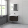 Bruynzeel Roma badmeubelset 80x60.5x46cm met spiegel verlichting gladstone SW107413 Bruynzeel Roma badmeubelset 80x60.5x46cm met spiegel verlichting gladstone SW107413