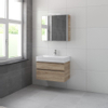 Bruynzeel Roma badmeubelset 80x60.5x46cm met spiegelkast bardolino SW107611 Bruynzeel Roma badmeubelset 80x60.5x46cm met spiegelkast bardolino SW107611
