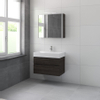Bruynzeel Roma badmeubelset 80x60.5x46cm met spiegelkast gladstone SW107631 Bruynzeel Roma badmeubelset 80x60.5x46cm met spiegelkast gladstone SW107631
