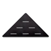 LoooX Corner Shelf hoekplanchet 30x22cm geschikt voor in doucheruimte matzwart SW106131 LoooX Corner Shelf hoekplanchet 30x22cm geschikt voor in doucheruimte matzwart SW106131