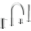 Royal Plaza Seto 4-gats badrandcombinatie chroom SW156801 Royal Plaza Seto 4-gats badrandcombinatie chroom SW156801