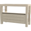 Wavedesign San remo wastafelonderkast 120x45cm white wash SW98564 Wavedesign San remo wastafelonderkast 120x45cm white wash SW98564