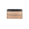 Wavedesign Tivoli wastafelonderkast 100x45cm brown oak SW98617