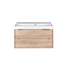 Wavedesign Tivoli wastafelonderkast 100x45cm naturel oak SW98618 Wavedesign Tivoli wastafelonderkast 100x45cm naturel oak SW98618