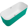 Villeroy & Boch Finion Baignoire îlot 170x70cm push-to-open et colour Blanc/Chrome SW108629 Villeroy & Boch Finion Baignoire îlot 170x70cm push-to-open et colour Blanc/Chrome SW108629