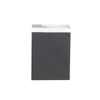 Wavedesign Domino fonteinonderkast incl.fontein 40x22x60cm diamant grey SW98408 Wavedesign Domino fonteinonderkast incl.fontein 40x22x60cm diamant grey SW98408