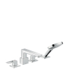 Hansgrohe Metropol 4-gats badrandcombinatie met beugelgreep chroom SW99985 Hansgrohe Metropol 4-gats badrandcombinatie met beugelgreep chroom SW99985