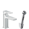 Hansgrohe Metropol wastafelkraan met 1jet handdouche chroom SW99848 Hansgrohe Metropol wastafelkraan met 1jet handdouche chroom SW99848