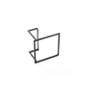 Vasco Niva vierkante beugel 24x24cm antraciet m301 SW203566 Vasco Niva vierkante beugel 24x24cm antraciet m301 SW203566