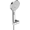 Hansa Activejet badset - 12cm - 3 standen - met wandhouder - slang 150cm - chroom SW204319