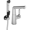 Hansa Designo wastafelkraan met separate handdouche chroom SW204353 Hansa Designo wastafelkraan met separate handdouche chroom SW204353