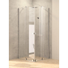 Royal plaza Gentile 2-delige hoekinstap 100-110x200cm bev. links glans zilver profiel en helder TimeLess glas SW237692 Royal plaza Gentile 2-delige hoekinstap 100-110x200cm bev. links glans zilver profiel en helder TimeLess glas SW237692