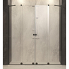 Royal plaza Gentile 2-delige schuifdeur met 2 segmenten160-200x200cm zwart profiel en spiegelglas SW237798 Royal plaza Gentile 2-delige schuifdeur met 2 segmenten160-200x200cm zwart profiel en spiegelglas SW237798