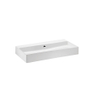 vtwonen baden Tank wastafel keramiek 0 kraangaten 90x46cm white wit SW374327 vtwonen baden Tank wastafel keramiek 0 kraangaten 90x46cm white wit SW374327