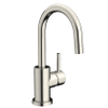 Royal Plaza Seto Robinet lavabo avec bec élevé et bonde push acier brossé SW156447 Royal Plaza Seto Robinet lavabo avec bec élevé et bonde push acier brossé SW156447
