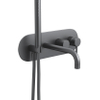 Royal Plaza Seto cache robinet baignoire encastrable avec trop-plein noir mat SW156678 Royal Plaza Seto cache robinet baignoire encastrable avec trop-plein noir mat SW156678