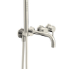 Royal Plaza Seto afdekset inbouw badkraan met uitloop brushed SW156744 Royal Plaza Seto afdekset inbouw badkraan met uitloop brushed SW156744