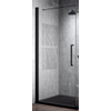 Novellini Young 2.0 porte de douche - 89x200cm - porte pivotante - noir mat SW225104