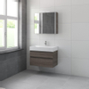 Bruynzeel Roma badmeubelset 80x60.5x46cm met spiegelkast orlando eiken SW229406 Bruynzeel Roma badmeubelset 80x60.5x46cm met spiegelkast orlando eiken SW229406