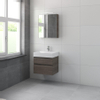 Bruynzeel Roma badmeubelset 60x60.5x46cm met spiegelkast orlando eiken SW229403 Bruynzeel Roma badmeubelset 60x60.5x46cm met spiegelkast orlando eiken SW229403